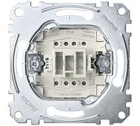 Merten Insert pour interrupteur, Bouton + interrupteur, Gris