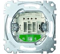Merten Interrupteur de contrôle combiné inverseur M1, Bouton + interrupteur, Gris