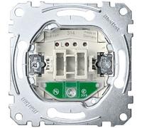 Merten Interrupteur marche/arrêt/inverseur., Bouton + interrupteur, Gris