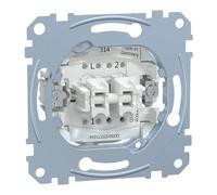 Merten Interrupteur Insert MEG3115-0000, bornes enfichables, unipolaire, 10 AX, 250 V CA