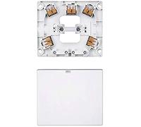 Merten MEG1010-9019 Boîtier de raccordement pour cuisine 1 pc(s) | Technique de raccordement par borne enfichable, installation encastrée, matériau plastique, coloris blanc polaire