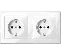 Merten Merten Prise SCHUKO pws/gl double MEG2328-1419 Quantité:1