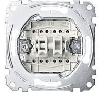 Merten MEG3128-0000 Insert de commutateur/bouton-poussoir alternatif, 10AX/10A, AC250V Bornes à fiches