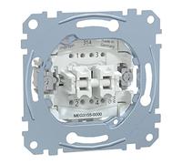 Merten Merten Module double-poussoir 2S 1 pôle 10A 250V AC MEG3155-0000 Quantité:1