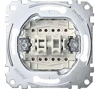Merten MEG3626-0000 Interrupteur électrique Rocker switch 1P Métallique (MEG3626-0000)