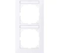 MERTEN MEG4022-3625 Cadre double M-Pure blanc actif