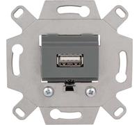 MERTEN MEG4581-0000 Insert pour prise USB simple, gris souris