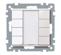 Merten Interrupteur System M 617419 8 touches Blanc polaire brillant