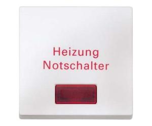 Merten Merten Interrupteur à bascule pws pour interrupteur d'arrêt d'urgence chauffage 433919 Quantité:1