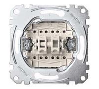 Merten Merten Interrupteur double va-et-vient simple 1 pôle 16AX 250VAC MEG3626-0000 Quantité:1