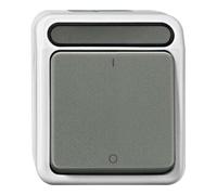 Merten Merten Interrupteur unipolaire gris clair MEG3112-8029 Quantité:1