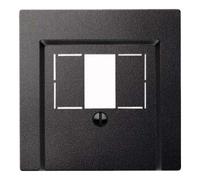 Merten Merten Plaque centrale anthracite pour prise TAE 297914 Quantité:1