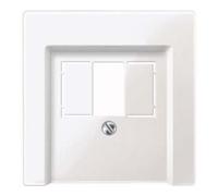Merten Merten Plaque centrale pws/gl pour boîte de connexion 296019 Quantité:1