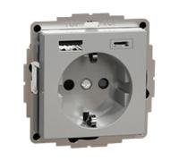 Merten Prise Schuko avec chargeur USB MEG2367-0460 (MEG2367-0460)