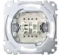 Merten Module d'interrupteur de série, Bouton + interrupteur, Gris