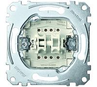 Merten Module d'interrupteur de série, Bouton + interrupteur, Gris