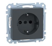 Merten Merten Prise SCHUKO anthracite avec protection contre le contact MEG2300-0414 Quantité:1