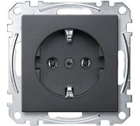 Merten MEG2301-0414 Prise SCHUKO avec bornes à fiche Système M Anthracite