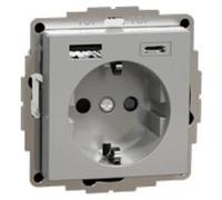 Merten Prise Schuko avec chargeur USB MEG2367-0460