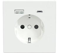 Merten Prise Schuko avec chargeur USB MEG2367-6035 (MEG2367-6035)