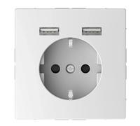 Merten Prise Schuko avec station de recharge USB (MEG2366-6035)