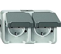 Merten MEG2390-8029. Intensité (maximale) : 16 A. Largeur : 223 mm, Profondeur : 83 mm, Hauteur : 57 mm (4074953)