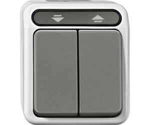MERTEN Rollladentaster MEG3755-8029 lichtgrau AQUASTAR MEG3755-8029 (MEG3755-8029)