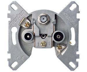 Merten Sat-Antennendose - 3fach - DIN EN 50083-1/A1 - DIN EN 80083-2/A1 (466097)