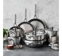 Merten & Storck Merten & Storck Set de casseroles et poêles en acier inoxydable 14 pièces