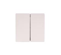 Merten System M double bouton blanc polaire MTN432519