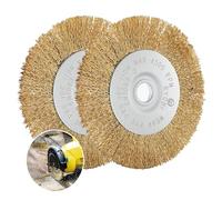 MERUYOO Lot de 2 brosses à joints - Compatible avec Gloria Multibrush et autres brosses métalliques - Largeur : 10 mm - Accessoire Weedbrush - Brosse de rechange