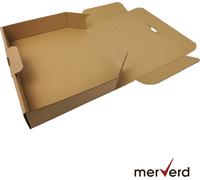 merverd Boîtes à lettres maxi Boîtes d'expédition Boîte pliante Envoi de marchandises Envoi de livres Envoi postal Sac brun 200 pièces