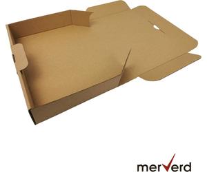 merverd Boîtes à lettres maxi Boîtes d'expédition Boîte pliante Envoi de marchandises Envoi de livres Envoi postal Sac brun 200 pièces