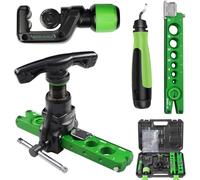 MERWOF Kit d'outils d'évasement CVC pour évasement simple de 6 à 19 mm | Avec coupe-tuyau, outil d'ébavurage pour tuyaux en cuivre et aluminium (lot de 5)
