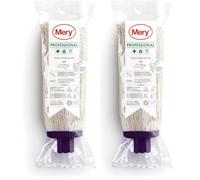 Mery 0420.51 - Serpillière Coton écru Professionnelle 250 g, 25 cm (Lot de 2)