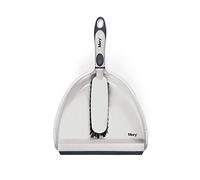 Mery - Set Pelle et Brosse, Poignée Ergonomique, Gomme à Double Tonte, Poils Résistants et Durables, Bords, Nettoyant pour pinceaux, Portable, 23 x 34 cm, Couleur Noire, Gris