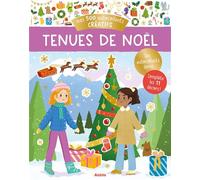Mes 500 autocollants créatifs - Tenues de Noël - Ophélie Ortal - Auzou Philippe Eds - broché - Document jeunesse