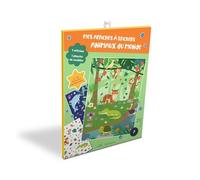 Mes Affiches À Stickers Animaux Du Monde - Avec 5 Affiches, 1 Planche De Modèles Et + De 300 Stickers Repositionnables !