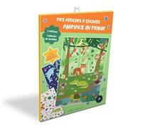 Mes affiches à stickers - Animaux du monde: avec 5 affiches et plus de 300 stickers repositionnables !
