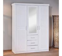 Mes Armoire 3 portes 3 tiroirs - Blanc