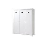 Mes Armoire 3 portes enfant - Blanc