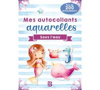 Mes autocollants aquarelles - Sous l'eau