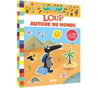 Mes autocollants malin - Loup autour du monde Mes autocollants malins - Orianne Lallemand - Auzou Philippe Eds - broché - Document jeunesse