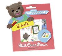 Mes Autocollants Petit Ours Brun - L'école