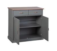 Mes Bahut pin massif - Gris