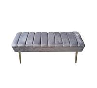 Mes Banc velours vintage - Anthracite