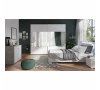 Mes Chambre complète adulte Ashy - Blanc et gris