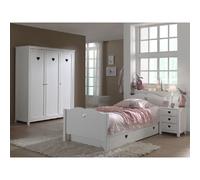 Mes Chambre complète enfant lit + armoire - Blanc