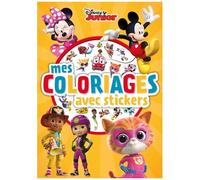Mes Coloriages Avec Stickers Disney Junior