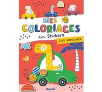 Mes coloriages avec stickers - Les véhicules Collectif (Illustration), Collectif (Auteur)